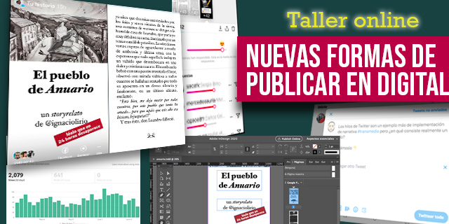 Taller online: Nuevas formas de publicación digital